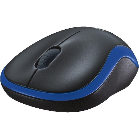 Imagine Mouse Logitech M185 Wireless, 1000 DPI, albastru