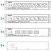 Imagine UPS Legrand Keor PDU monofazat, 800VA/480W, IN 1xIEC 10A OUT 8x Schuko, technologie off-line, conexiune USB HID, capacitate baterie 12V/9AH, 230V, dimensiuni 440x150x88mm, greutate 5kg