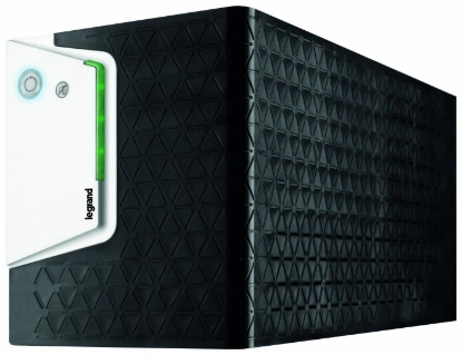 Imagine UPS Legrand KEOR SP 2000, 2000VA/ 1200W, 2x IEC + 2x German standard sockets, USB port, baterie 2x 12V 9Ah, 230V, stabilizator electronic (AVR), forma Tower, tehnologie Line interactiv, dimensiuni 148 x 173 x 380mm