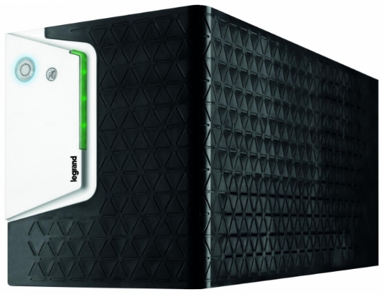 Imagine UPS Legrand KEOR SP 2000, 2000VA/ 1200W, 2x IEC + 2x German standard sockets, USB port, baterie 2x 12V 9Ah, 230V, stabilizator electronic (AVR), forma Tower, tehnologie Line interactiv, dimensiuni 148 x 173 x 380mm