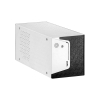 Imagine UPS Legrand KEOR SP 800, 800VA/480W, 1x IEC + 1x German standard sockets, USB HID tip B, stabilizator electronic (AVR), baterie 1 x 12V/ 9 Ah, 230V, forma sinusoidala simulata in forma de unda, tehnologie Line interactive VI, interfata RGB LED bar (verde/ portocaliu/ rosu), dimensiuni 120 x 330 x