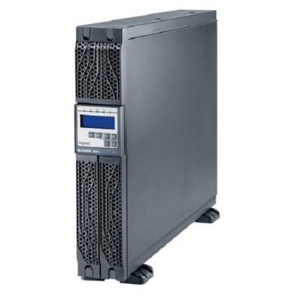 Imagine UPS Legrand Daker DK Plus, 2000VA/ 1800W, tip online cu dubla conversie, forma Rack/Tower, 0.9 capacitate putere, port comunicare-RS- 232/USB, 6 x IEC socket, baterie: 6 x 12 V / 7.2 Ah, frecventa baterie (Hz): 50/60 Hz ± 0.1, 230V, dimensiuni (W x D x H mm): 600x440x88, culoare negru