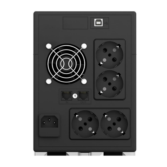 Imagine UPS nJoy Cadu 2000, 2000VA/1200W, Afisaj LCD cu ecran tactil, 4 x prize Schuko