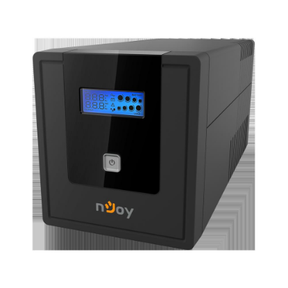 Imagine UPS nJoy Cadu 1000, 1000VA/600W, Afisaj LCD cu ecran tactil, 4 x prize Schuko
