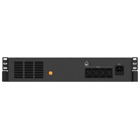 Imagine UPS nJoy Code 800, 800VA/480W, Frecventa: 50/60 Hz, Conectori: Intrare 1 x IEC-320 C14, Iesire 8 x IEC-320 C13, Port de comunicare: USB, Ecran LCD, AVR.