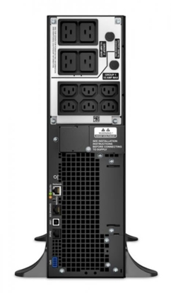 Imagine UPS APC Smart-UPS SRT online dubla-conversie 5000VA / 4500W 6 conectori C13 4 conectori C19 extended runtime convertibil rack, baterie APCRBC140,optional extindere garantie cu 1/3 ani (WBEXTWAR1YR-SP- 05/WBEXTWAR3YR-SP-05),3 ani garantie echipament si 2 ani garantie baterie