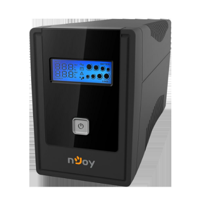 Imagine UPS nJoy Cadu 650, 650VA/360W, Afisaj LCD cu ecran tactil, 2 x prize Schuko