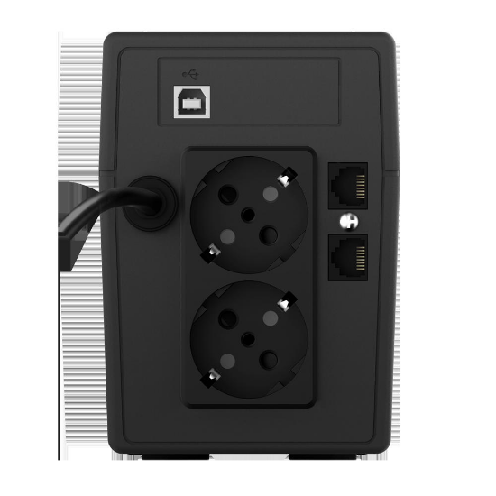 Imagine UPS nJoy Cadu 650, 650VA/360W, Afisaj LCD cu ecran tactil, 2 x prize Schuko