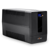 Imagine UPS nJoy Horus Plus 1500, 1500VA/900W, Afisaj LCD cu ecran tactil, 4 Prize Schuko cu Protectie, Repornire Automata, RJ11 protectie pentru linia de telefon/modem, Posibilitatea de monitorizare si control prin USB, LAN si internet, port de comunicare USB, rata de eficienta pana la 90%