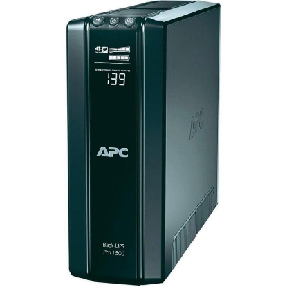 Imagine UPS APC Back-UPS RS line-interactive / aprox.sinusoida 1500VA / 865W 6conectori Schuko CEE7, baterie APCRBC124, optional extindere garantie cu1/3 ani (WBEXTWAR1YR-SP-01/WBEXTWAR3YR-SP-01),3 ani garantie echipament si 2 ani garantie baterie