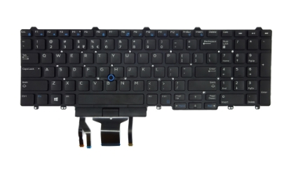 Imagine Tastatura Noua Laptop Dell Latitude E5550, E5570, 5550, 5580, 5590, 5591, QWERTY US, iluminata