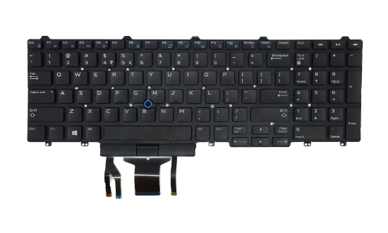Imagine Tastatura Noua Laptop Dell Latitude E5550, E5570, 5550, 5580, 5590, 5591, QWERTY US, iluminata