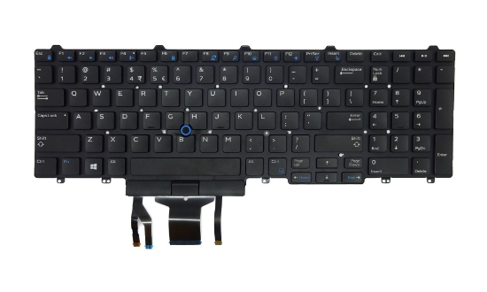 Imagine Tastatura Noua Laptop Dell Precision 7520, 7720, M3520, M7520, QWERTY US, iluminata