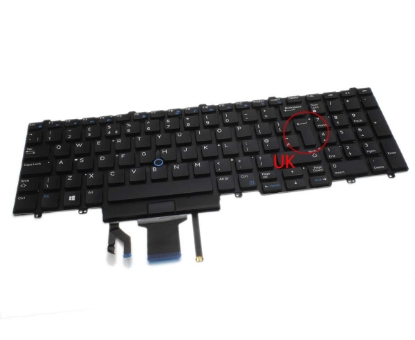 Imagine Tastatura Noua Laptop Dell Latitude, 5590, 5591, QWERTY UK, Iluminata