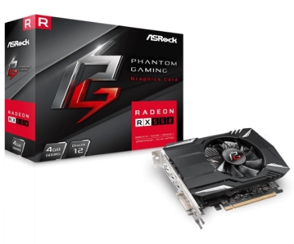 Imagine Placa Video AsRock Phantom Radeon RX 550, 4 GB GDDR5, 128 bit