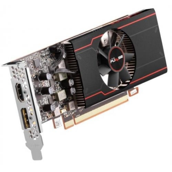 Imagine Placa Video SAPPHIRE PULSE AMD Radeon RX 6400, 4 GB GDDR6, 64 bit, PCI Express 4.0 x4, 1 x HDMI, 1 x DisplayPort