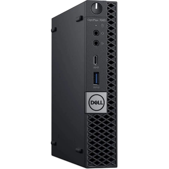 Imagine Calculator Dell OptiPlex 7060, Micro, Intel Core i3 8100 3.6 GHz; 16 GB DDR4; 512 GB SSD M.2 NVMe; Fara Windows; 3 Ani Garantie, Refurbished