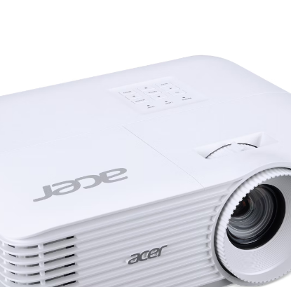 Imagine Videoproiector Acer P5550, FHD 1920* 1080, 5.200 lumeni, up to WUXGA 1920* 1200, 16:9/ 4:3, 18.000:1, dimensiune maxima imagine 7.62 m (300"), zoom 1.3x, 2* HDMI, HDBaseTx 1, RJ45, audio in/ out, USB Type-A Out, DC Out (5V/1.5A), boxa 10W, RS232, D-sub, DLP 3D Ready, HDMI 3D Ready, 144Hz 24p 3D