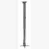 Imagine Suport de tavan telescopic Sopar Tapa 23059, inaltime reglabila intre 70-120 cm, suporta pana la 12 kg, grad de inclinare de +/- 20° | +/- 10°, rotatie +/- 10°, din otel, argintiu