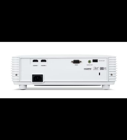 Imagine Videoproiector Acer H6815GTV, 4K UHD 3840*2160, 4.000 lumeni, 16:9/ 4:3, 10.000:1, dimensiune maxima imagine 300'', distanta maxima de proiectie 10m, boxa 3W, lampa 5.000/ 20.000 ore extremeeco, 29-30 dB, 2.88 kg, 2* HDMI, PC audio out, DC Out (5V/1.5A, USB Type A), RS232, cablu HDMI inclus, capac
