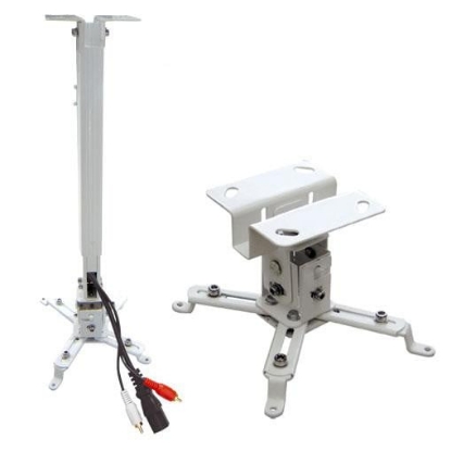 Imagine Suport videoproiector tavan EATV2, alb, reglabil, 43-65 cm