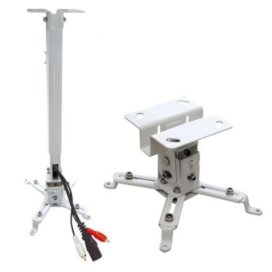 Imagine Suport videoproiector tavan EATV2, alb, reglabil, 43-65 cm