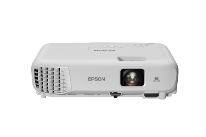 Imagine PROIECTOR EPSON EB-W53, Tehnologie 3LCD, Luminozitate: 4000LM, Rezolutie: WXGA, HD Ready, Aspect Ratio: 16:10, Contrast: 16000:1, Durata viata lampa: 6.000h, 12.000 eco mode, Refresh rate: 100-120Hz, 16.77 mil. culori, Diagonala proiectare: 33-375", Lentila F1.44, focus manual, Interfata: USB, HDMI