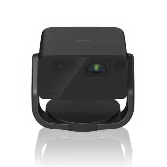 Imagine Proiector Epson EF-22B Proiector compact + stand,  cu proiecte de pana la 150", Tehnologie 3LCD, LCD 0.62", 1000 lumeni (500 mod economic), Full HD, Aspect: 16:9, Contrast: 5.000.000 : 1, Sursa lumina: Laser, Durata de viata sursa lumina: 20.000 ore, Refresh rate: 200 Hz - 240 Hz, 16.77 Milioane