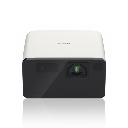 Imagine Proiector Epson EF-21W Proiector compact cuproiecte de pana la 150", Tehnologie 3LCD, LCD 0.62", 1000 lumeni (500 mod economic), Full HD, Aspect: 16:9, Contrast: 5.000.000 : 1, Sursa lumina: Laser, Durata de viata sursa lumina: 20.000 ore, Refresh rate: 200 Hz - 240 Hz, 16.77 Milioane culori, HDR10