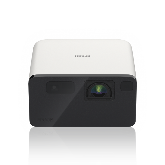 Imagine Proiector Epson EF-21W Proiector compact cuproiecte de pana la 150", Tehnologie 3LCD, LCD 0.62", 1000 lumeni (500 mod economic), Full HD, Aspect: 16:9, Contrast: 5.000.000 : 1, Sursa lumina: Laser, Durata de viata sursa lumina: 20.000 ore, Refresh rate: 200 Hz - 240 Hz, 16.77 Milioane culori, HDR10