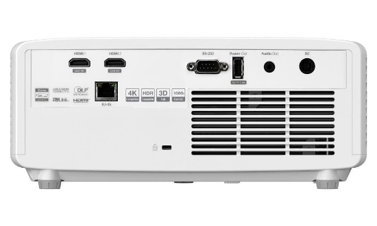 Imagine Videoproiector Optoma ZH420, FHD 1920* 1080, 4.300 lumeni, 300.000:1/ contrast dinamic 2.000.000:1, 16:9/ 4:3/ 16:10, +/-30°, dimensiune maxima imagine 322", laser 30.000 ore, distanta maxima de proiectie 8 m, zoom 1.3, 2* HDMI, Audio 3.5mm, USB-A power 1.5A, RS232, RJ45, 29- 36 dB, Full 3D