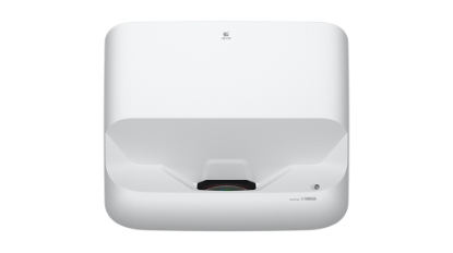 Imagine Videoproiector Epson EH-LS650W, 3LCD, Smart laser 4K PRO-UHD1 Ultra- short-throw, 3.600 lumeni, 4K enhancement, 16:9, 2.500.000:1, HDR10, HLG, zoom 2.5, dimensiune maxima imagine 120", distanta minima de proiectie 0.4 m, 3* USB 2.0-A, USB 2.0 Type B (Service Only), Wireless LAN IEEE
