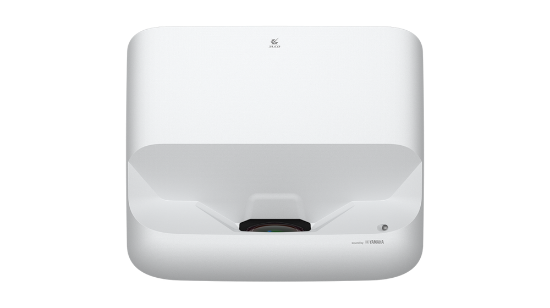 Imagine Videoproiector Epson EH-LS650W, 3LCD, Smart laser 4K PRO-UHD1 Ultra- short-throw, 3.600 lumeni, 4K enhancement, 16:9, 2.500.000:1, HDR10, HLG, zoom 2.5, dimensiune maxima imagine 120", distanta minima de proiectie 0.4 m, 3* USB 2.0-A, USB 2.0 Type B (Service Only), Wireless LAN IEEE