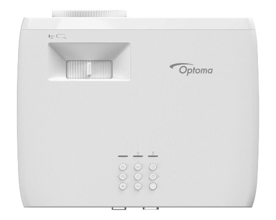 Imagine Videoproiector Optoma ZH400, DLP laser FHD 1920*1080, 4.000 lumeni, 2.000.000:1, 16:9/ 4:3/ 16:10, 30.000 ore, distanta maxima de proiectie 10 m, dimensiune maxima imagine 7.62 m/ 300"", 2* HDMI, USB-A power 1.5A, RS232, audio out, 27-32 dB, boxa 15W, 3D, Security bar, Kensington Lock, protejare cu