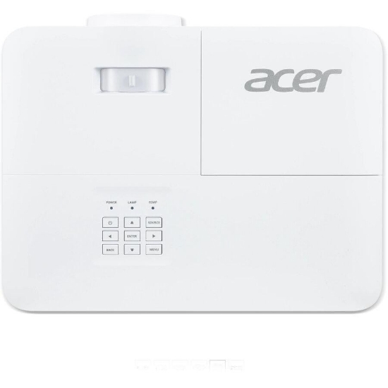 Imagine Proiector ACER X1528Ki, DLP, FHD 1920* 1080, up to WUXGA 1920* 1200, 5.200 lumeni, 16:9/ 4:3, 10.000:1, zoom 1.1x, dimensiune maxima imagine 305", distanta maxima de proiectie 10 m, boxa 3W, lampa 5.000 ore/ 12.000 ore extremeco, 27 dB, 2.95 kg, 2* HDMI, PC audio, USB (Wireless dongle, Hidden Type