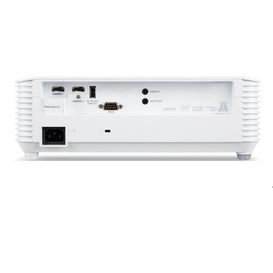 Imagine Proiector ACER X1528Ki, DLP, FHD 1920* 1080, up to WUXGA 1920* 1200, 5.200 lumeni, 16:9/ 4:3, 10.000:1, zoom 1.1x, dimensiune maxima imagine 305", distanta maxima de proiectie 10 m, boxa 3W, lampa 5.000 ore/ 12.000 ore extremeco, 27 dB, 2.95 kg, 2* HDMI, PC audio, USB (Wireless dongle, Hidden Type