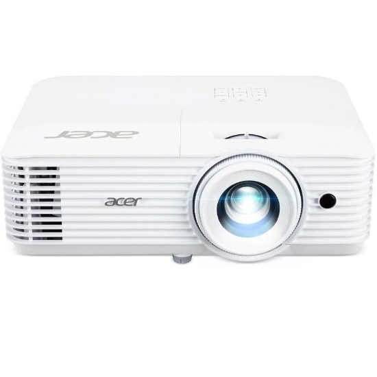 Imagine Proiector ACER X1528Ki, DLP, FHD 1920* 1080, up to WUXGA 1920* 1200, 5.200 lumeni, 16:9/ 4:3, 10.000:1, zoom 1.1x, dimensiune maxima imagine 305", distanta maxima de proiectie 10 m, boxa 3W, lampa 5.000 ore/ 12.000 ore extremeco, 27 dB, 2.95 kg, 2* HDMI, PC audio, USB (Wireless dongle, Hidden Type