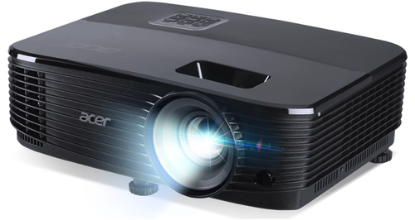 Imagine Videoproiector Acer X1129HP, DLP, SVGA 800*600, up to WUXGA 1920* 1200, 4.800 lumeni, 4:3/ 16:9, 20.000:1, dimensiune maxima imagine 300", distanta maxima de proiectie 12 m, boxa 3W, lampa 5.000 ore/ 15.000 ore Ecomode, 29 dB, 2.4 kg, 2*D-sub, composite video/ RCA, HDMI, PC audio, USB Ctrl (Mini-B)