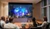 Imagine Videoproiector OPTOMA ZH450, DLP laser 30.000 ore, FHD 1920*1080, 4500 lumeni, 300.000:1, 16:9/ 4:3, dimensiune maxima imagine 322", distanta maxima de proiectie 10 m, zoom 1.6x, 2* HDMI, USB-A power 1.5A, audio out, RS232, RJ45, 29- 31 dB, 3D ready, Security bar, Kensington Lock, protejare cu