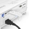 Imagine Proiector BENQ TH585P, DLP, FHD 1920*1080, 3500 lumeni, 10.000:1, 16:9, lampa 4000 ore/ 15.000 ore, zoom 1.1x, 2* HDMI, MHL, USB tip A, RS232, boxa 10W, telecomanda cu baterii incluse, potrivit pentru jocuri de consola, culoare alb