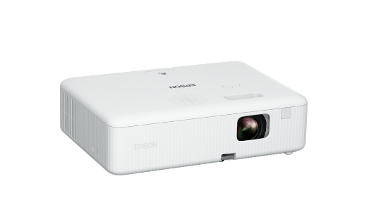 Imagine Proiector Epson CO-FH01, 3LCD, 3.000 lumeni/ 2.000 lumeni Ecomode, FHD, 16:9, lampa 6.000 ore/ 12.000 ore Ecomode, corectie ± 30, dimensiune maxima imagine 391", distanta maxima de proiectie 10.4 m, HDMI, USB 2.0-A, USB 2.0 Type B (Service Only), Kensington lock, Blackboard, MHL audio/video