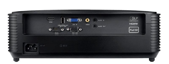 Imagine Proiector Optoma W400LVe, full 3D, WXGA 1280*800, 4.000 lumeni, 25.000:1, 16:10/ 4:3/ 16:9, corectie +/-40, diemnsiune maxima imagine 300"/ 7.61 m, lampa 6.000 ore/ 15000 Eco+, distanta maxima de proiectie 12 m, zoom 1.1, HDMI, VGA, Composite video, audio in/ out, USB-A power 1A, RS232, 27-29 dB