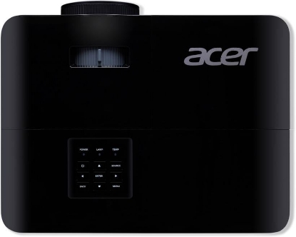Imagine Proiector ACER X1328WI, DLP 3D ready, 5000 lumeni, WXGA 1280* 800, up to WUXGA 1920x1200, 16:10/ 16:9/ 4:3, 20.000:1, dimensiune maxima imagine 300", distanta maxima de proiectie 12 m, boxa 3W, lampa 6000 ore/ 15.000 ore ExtremeEco, d-sub, HDMI, PC audio in/ out, composite video/ RCA, USB Type A for